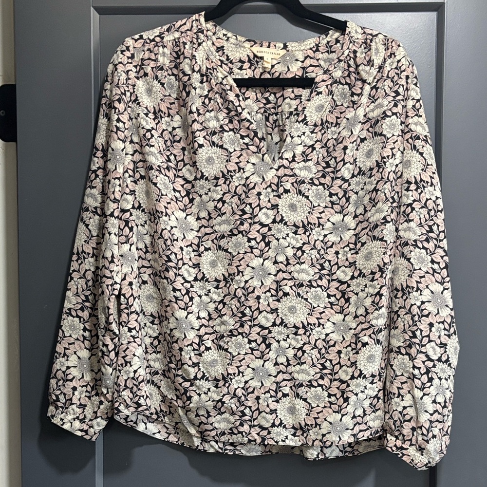 Rebecca Taylor  flower print top‎